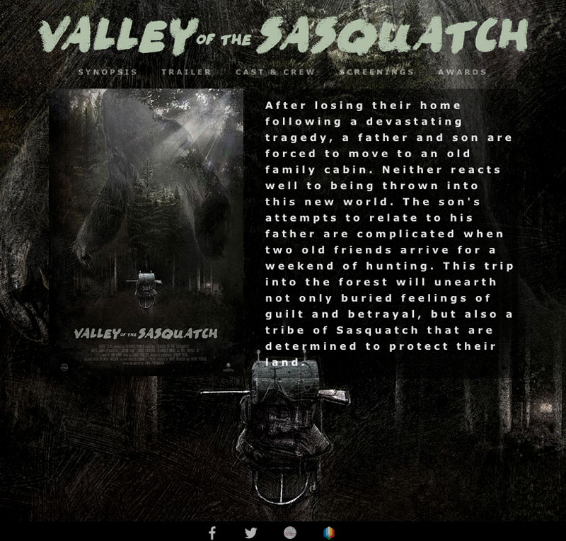 Valley of the Sasquatch Website